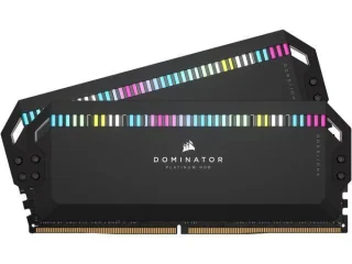 Corsair Dominator Platinum RGB 32 GB - 2 x 16GB, DDR5 288-pin DIMM, 6000MT/s, CL36, Black color