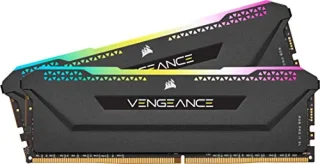 Corsair Vengeance RGB Pro SL 32 GB - 2 x 16GB, DDR4 288-pin DIMM, 3200MT/s, CL16, Black color