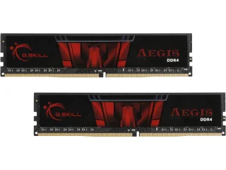 G.Skill Aegis 16 GB - 2 x 8GB, DDR4 288-pin DIMM, 3000MT/s, CL16, Black / Red color