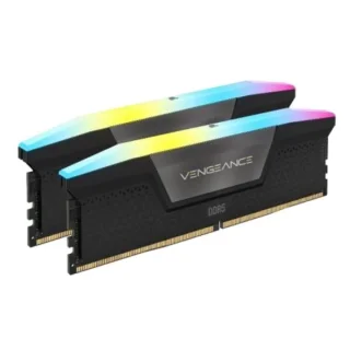 Corsair Vengeance RGB 64 GB - 2 x 32GB, DDR5 288-pin DIMM, 6400MT/s, CL32, Black / Gray color