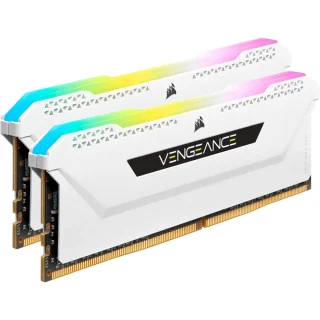 Corsair Vengeance RGB Pro SL 32 GB - 2 x 16GB, DDR4 288-pin DIMM, 3200MT/s, CL16, White / Black color
