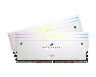 Corsair Dominator Titanium 64 GB - 2 x 32GB, DDR5 288-pin DIMM, 6000MT/s, CL30, White color