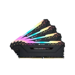 Corsair Vengeance RGB Pro 64 GB - 4 x 16GB, DDR4 288-pin DIMM, 3200MT/s, CL16, Black color