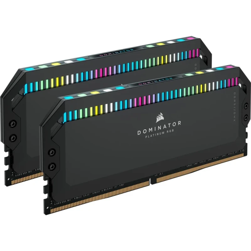 Corsair Dominator Platinum RGB 32 GB - 2 x 16GB, DDR5 288-pin DIMM, 7200MT/s, CL34, Black color - Featured Image