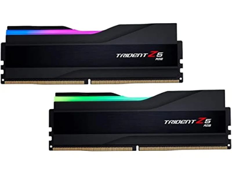 G.Skill Trident Z5 RGB 32 GB - 2 x 16GB, DDR5 288-pin DIMM, 6000MT/s, CL30, Black color - Featured Image