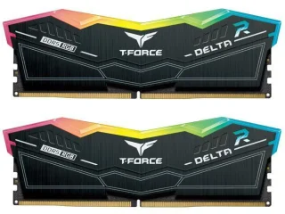 TEAMGROUP T-Force Delta RGB 32 GB - 2 x 16GB, DDR5 288-pin DIMM, 6000MT/s, CL28, Black color