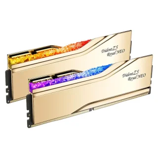 G.Skill Trident Z5 Royal Neo 64 GB - 2 x 32GB, DDR5 288-pin DIMM, 6000MT/s, CL26, Gold color