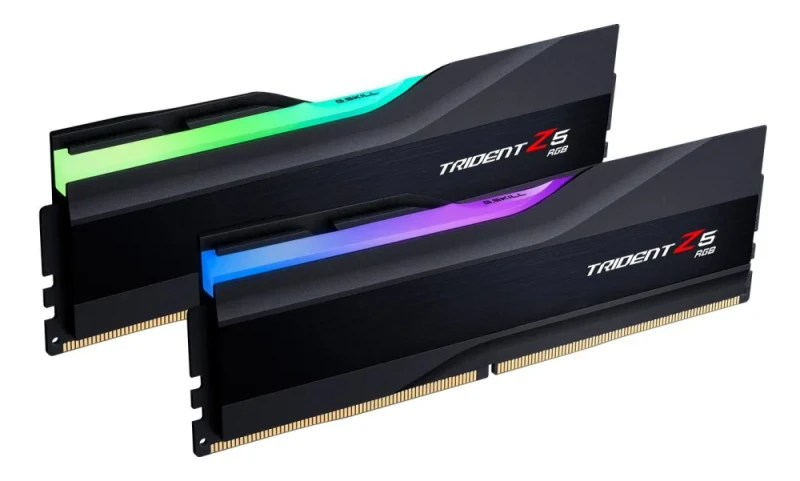 G.Skill Trident Z5 RGB 48 GB - 2 x 24GB, DDR5 288-pin DIMM, 8000MT/s, CL40, Black color - Featured Image