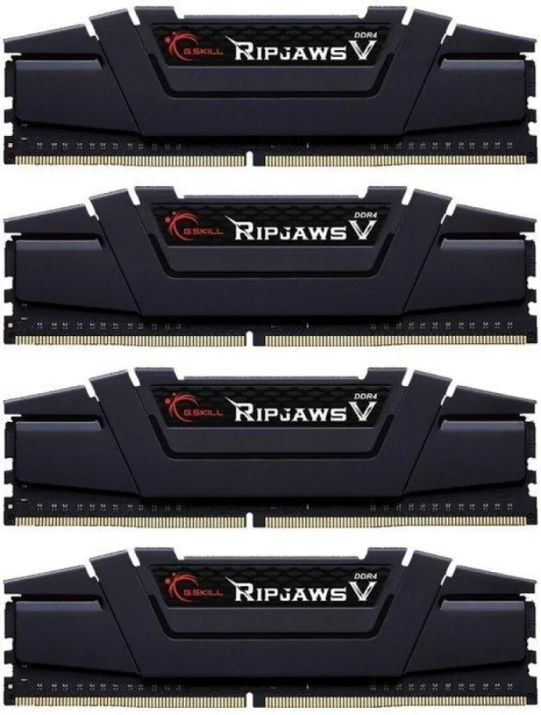 G.Skill Ripjaws V 128 GB - 4 x 32GB, DDR4 288-pin DIMM, 3200MT/s, CL16, Black color - Featured Image