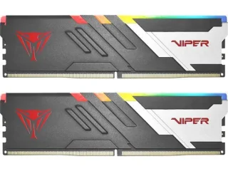 Patriot Viper Venom RGB 32 GB - 2 x 16GB, DDR5 288-pin DIMM, 5600MT/s, CL36, Black / White color