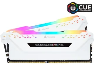 Corsair Vengeance RGB Pro 16 GB - 2 x 8GB, DDR4 288-pin DIMM, 3600MT/s, CL18, White color