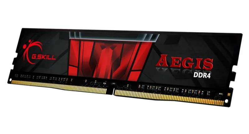 G.Skill Aegis 8 GB - 1 x 8GB, DDR4 288-pin DIMM, 3200MT/s, CL16, Red / Black color - Featured Image