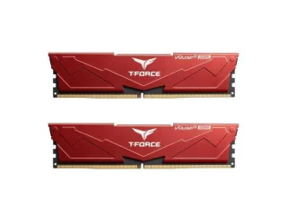 TEAMGROUP T-Force VulcanÎ± 32 GB - 2 x 16GB, DDR5 288-pin DIMM, 6000MT/s, CL38, Red color