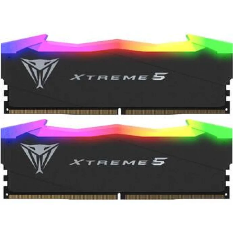 Patriot Viper Xtreme 5 RGB 48 GB - 2 x 24GB, DDR5 288-pin DIMM, 8000MT/s, CL38, Black color - Featured Image