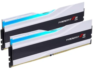 G.Skill Trident Z5 RGB 32 GB - 2 x 16GB, DDR5 288-pin DIMM, 6400MT/s, CL32, White / Black color