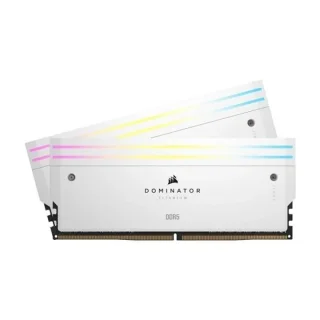 Corsair Dominator Titanium 96 GB - 2 x 48GB, DDR5 288-pin DIMM, 6000MT/s, CL30, White color