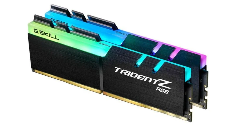G.Skill Trident Z RGB 16 GB - 2 x 8GB, DDR4 288-pin DIMM, 4000MT/s, CL18, Black color - Featured Image