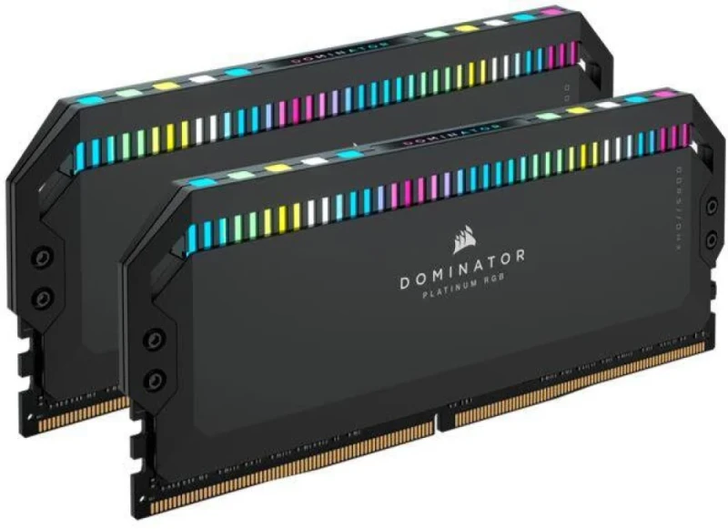 Corsair Dominator Platinum RGB 32 GB - 2 x 16GB, DDR5 288-pin DIMM, 5200MT/s, CL40, Black / Silver color - Featured Image