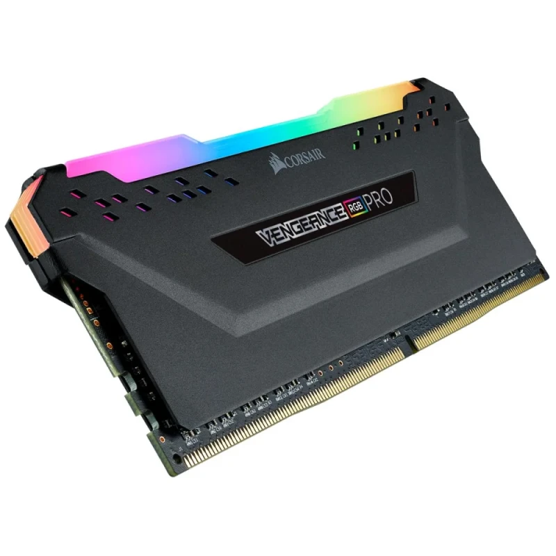 Corsair Vengeance RGB Pro 8 GB - 1 x 8GB, DDR4 288-pin DIMM, 3200MT/s, CL16, Black color - Featured Image