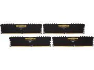 Corsair Vengeance LPX 32 GB - 4 x 8GB, DDR4 288-pin DIMM, 2666MT/s, CL16, Black / Yellow color