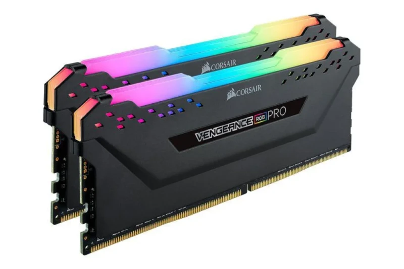 Corsair Vengeance RGB Pro 32 GB - 2 x 16GB, DDR4 288-pin DIMM, 2666MT/s, CL16, Black color - Featured Image