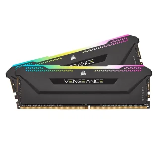 Corsair Vengeance RGB Pro SL 16 GB - 2 x 8GB, DDR4 288-pin DIMM, 3200MT/s, CL16, Black color