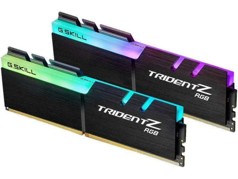 G.Skill Trident Z RGB 16 GB - 2 x 8GB, DDR4 288-pin DIMM, 3600MT/s, CL18, Black color - Featured Image