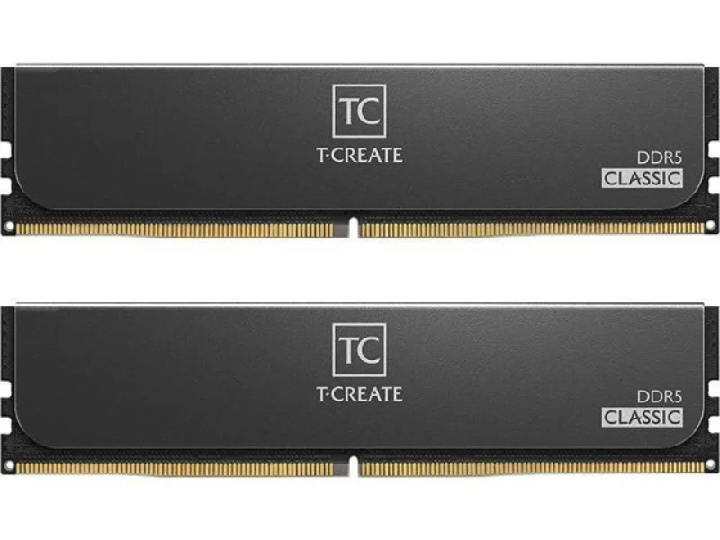 TEAMGROUP T-Create Classic 32 GB - 2 x 16GB, DDR5 288-pin DIMM, 6000MT/s, CL48, Black color - Featured Image