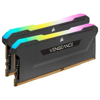 Corsair Vengeance RGB Pro SL 16 GB - 2 x 8GB, DDR4 288-pin DIMM, 3600MT/s, CL18, Black color