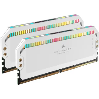 Corsair Dominator Platinum RGB 64 GB - 2 x 32GB, DDR5 288-pin DIMM, 5200MT/s, CL40, White color