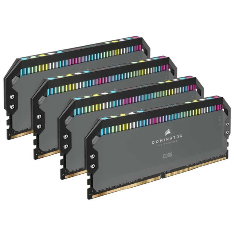 Corsair Dominator Platinum RGB 64 GB - 4 x 16GB, DDR5 288-pin DIMM, 5600MT/s, CL36, Black color - Featured Image