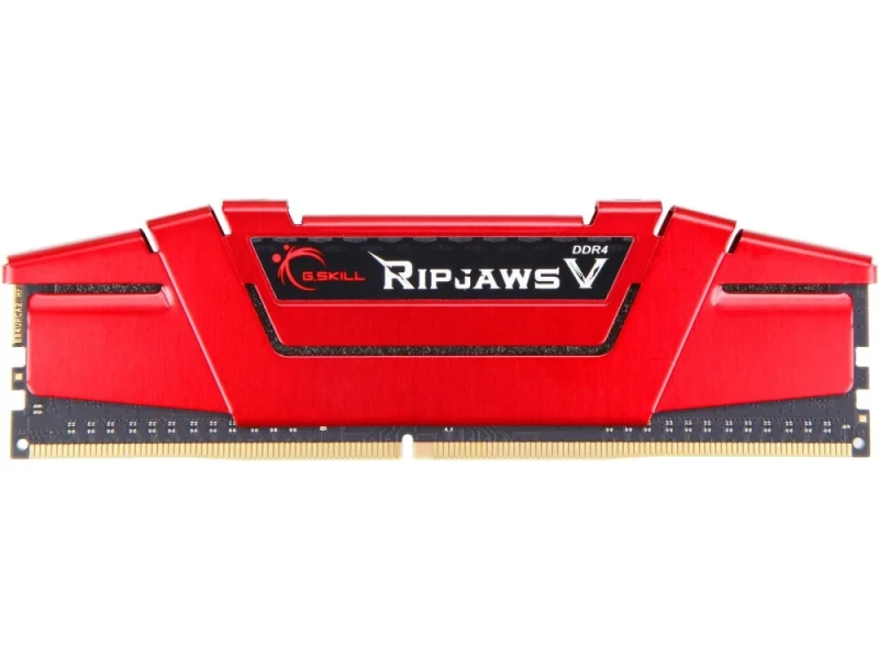 G.Skill Ripjaws V 8 GB - 1 x 8GB, DDR4 288-pin DIMM, 2666MT/s, CL19, Red / Black color - Featured Image