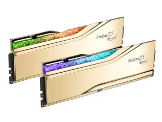 G.Skill Trident Z5 Royal 48 GB - 2 x 24GB, DDR5 288-pin DIMM, 8400MT/s, CL40, Gold color