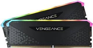 Corsair Vengeance RGB RS 16 GB - 2 x 8GB, DDR4 288-pin DIMM, 3600MT/s, CL18, Black / Gray color