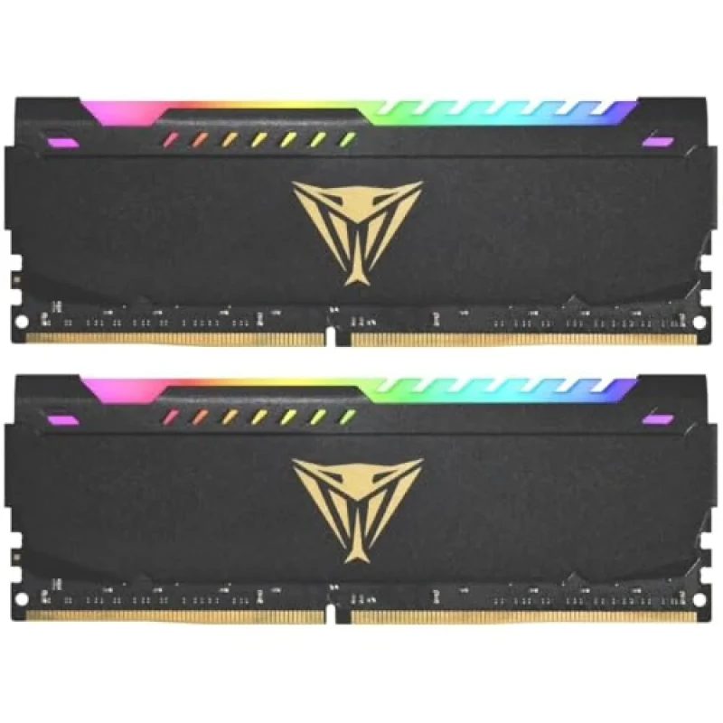 Patriot Viper Steel RGB 16 GB - 2 x 8GB, DDR4 288-pin DIMM, 3600MT/s, CL20, Black color - Featured Image