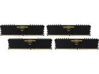 Corsair Vengeance LPX 64 GB - 4 x 16GB, DDR4 288-pin DIMM, 2400MT/s, CL14, Black / Yellow color