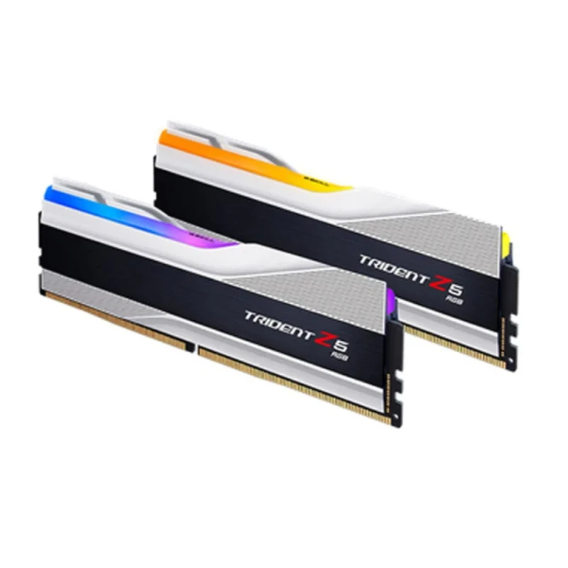 G.Skill Trident Z5 RGB 32 GB - 2 x 16GB, DDR5 288-pin DIMM, 6400MT/s, CL32, Silver / Black color - Featured Image