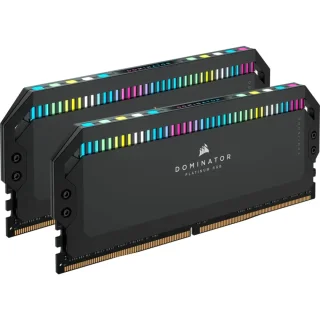 Corsair Dominator Platinum RGB 64 GB - 2 x 32GB, DDR5 288-pin DIMM, 5600MT/s, CL40, Black color