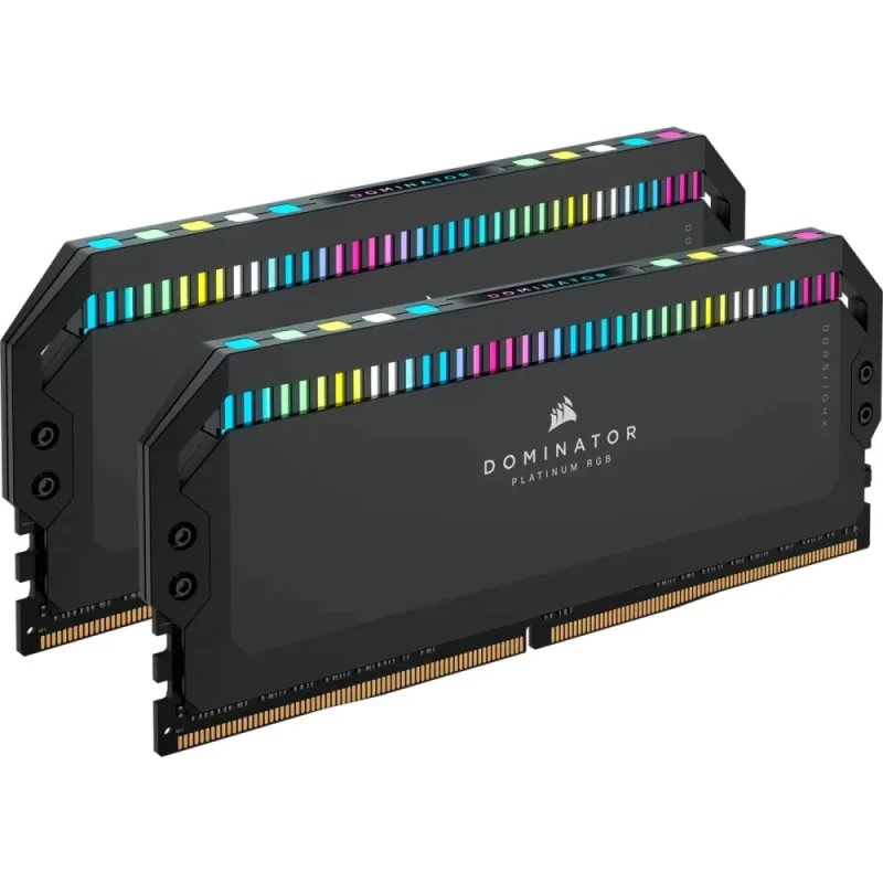 Corsair Dominator Platinum RGB 64 GB - 2 x 32GB, DDR5 288-pin DIMM, 5600MT/s, CL40, Black color - Featured Image