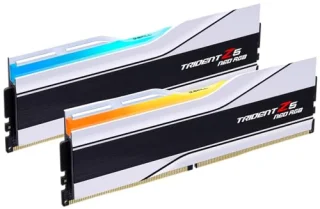 G.Skill Trident Z5 Neo RGB 96 GB - 2 x 48GB, DDR5 288-pin DIMM, 6000MT/s, CL28, Silver / Black color