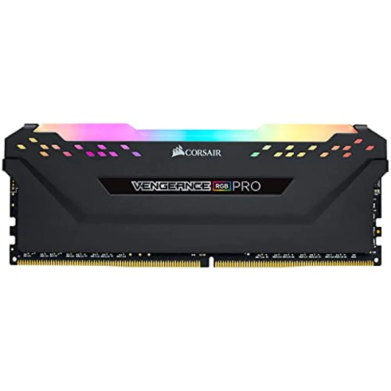 Corsair Vengeance RGB Pro 8 GB - 1 x 8GB, DDR4 288-pin DIMM, 3200MT/s, CL16, Black color - Featured Image