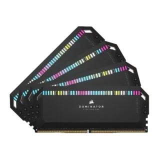 Corsair Dominator Platinum RGB 64 GB - 4 x 16GB, DDR5 288-pin DIMM, 6400MT/s, CL32, Black color