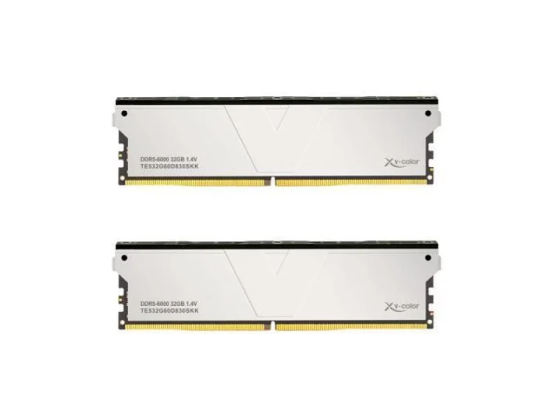 V-Color TE516G60S828SKK 32 GB - 2 x 16GB, DDR5 288-pin DIMM, 6000MT/s, CL28, White color - Featured Image