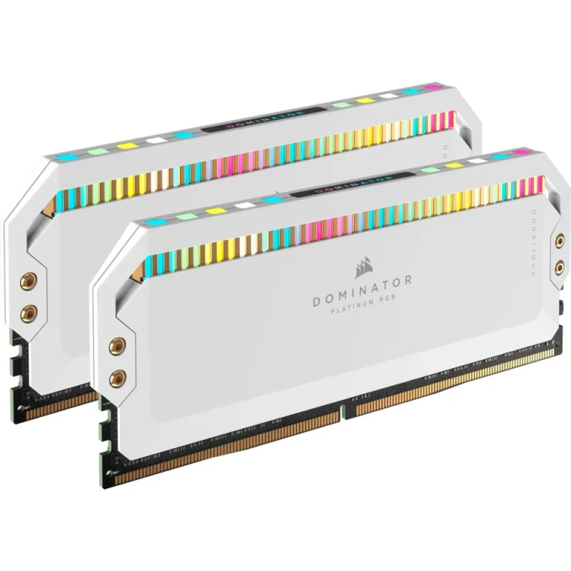 Corsair Dominator Platinum RGB 32 GB - 2 x 16GB, DDR5 288-pin DIMM, 6000MT/s, CL36, White color - Featured Image