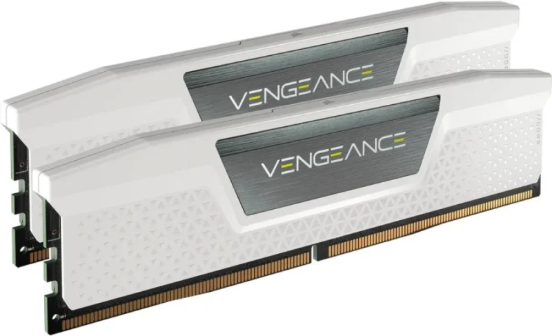Corsair Vengeance 32 GB - 2 x 16GB, DDR5 288-pin DIMM, 6000MT/s, CL36, White / Gray color - Featured Image