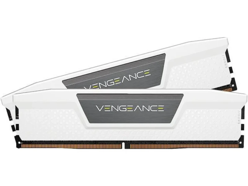 Corsair Vengeance 64 GB - 2 x 32GB, DDR5 288-pin DIMM, 5600MT/s, CL40, White / Gray color - Featured Image