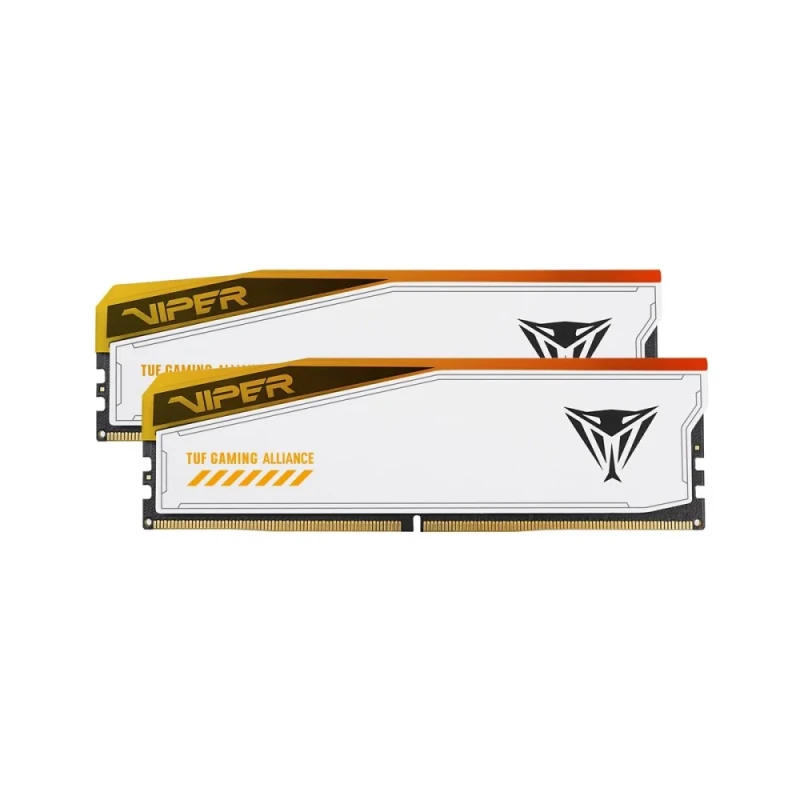 Patriot Viper Elite 5 RGB TUF GAMING ALLIANCE 32 GB - 2 x 16GB, DDR5 288-pin DIMM, 6000MT/s, CL36, White color - Featured Image