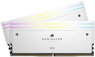 Corsair Dominator Titanium 48 GB - 2 x 24GB, DDR5 288-pin DIMM, 7000MT/s, CL36, White color