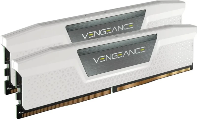 Corsair Vengeance 48 GB - 2 x 24GB, DDR5 288-pin DIMM, 6000MT/s, CL30, White / Gray color - Featured Image