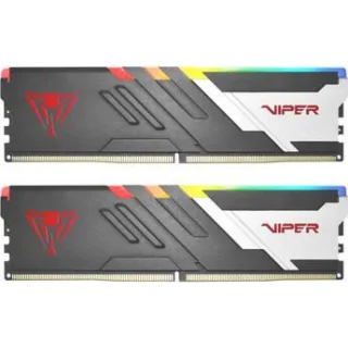Patriot Viper Venom RGB 32 GB - 2 x 16GB, DDR5 288-pin DIMM, 6400MT/s, CL40, Black / White color